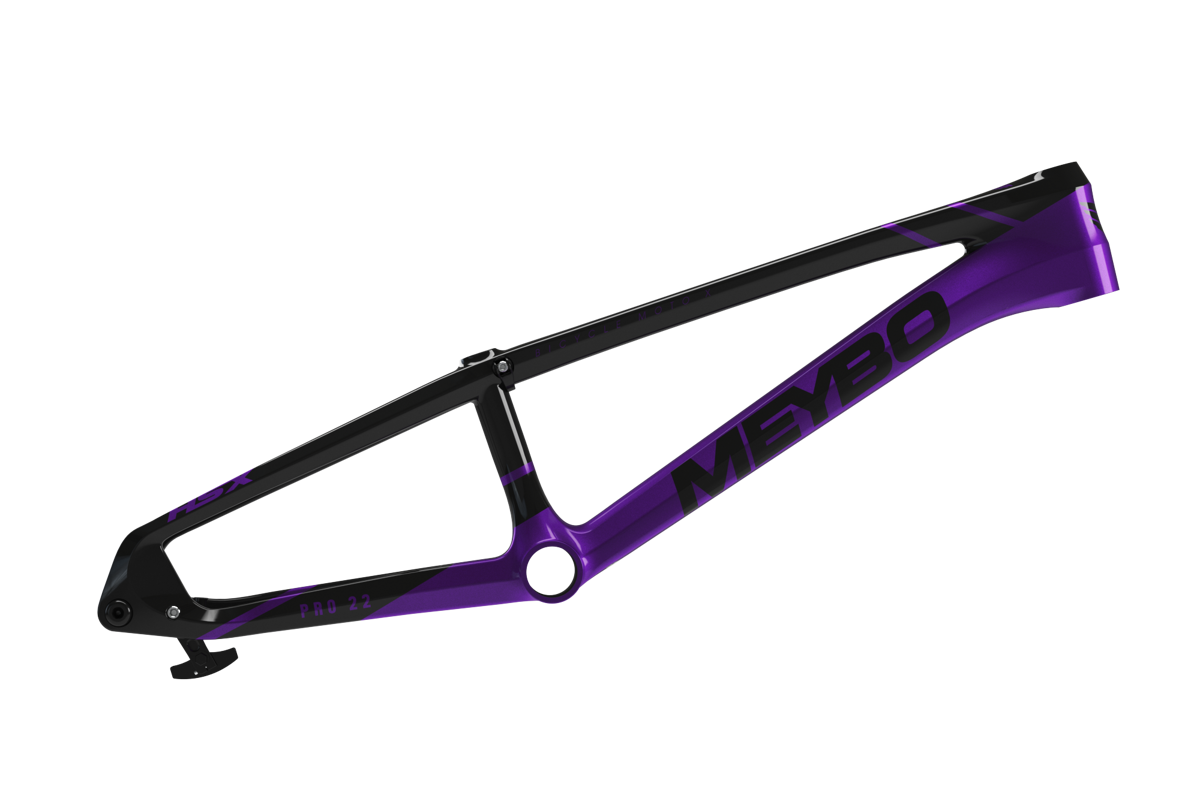 Meybo 2025 HSX Carbon Bmx Race Frame Black/Purple - Frame