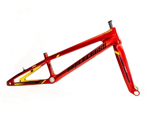 Supercross BMX Vision F1 Carbon Fiber Racing Chassis – Demon Red