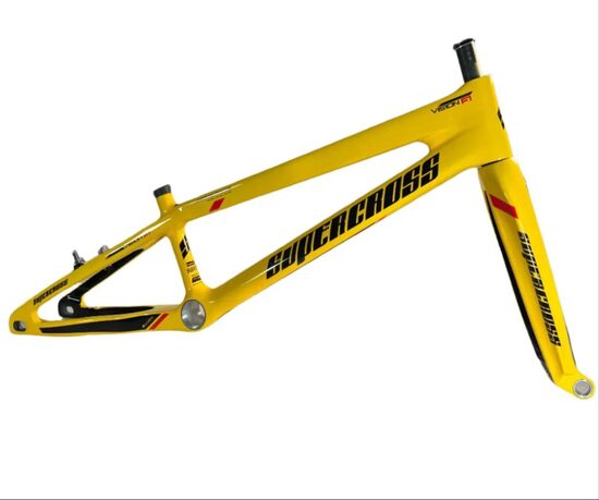 Supercross BMX Vision F1 Carbon Fiber Racing Chassis – Yellow Bird