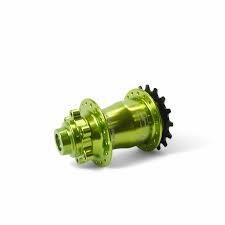 SD-X Sniper Pro Disc Rear Hub 15 mm Lime