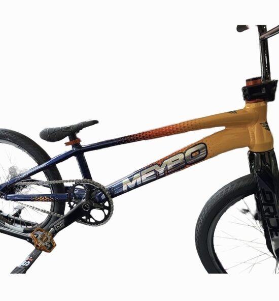Meybo 2026 Holeshot BMX Race Rāmis - navy/dzeltens