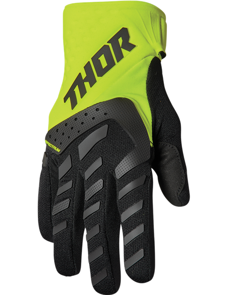 Youth THOR Spectrum Gloves - Black / Acid