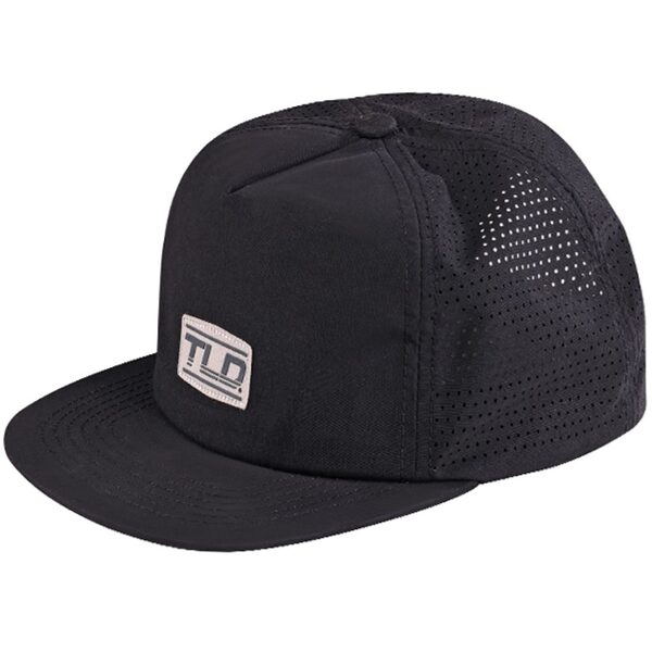 Troy Lee Designs Unstructured Speed Logo Carbon Snapback Cap - Black