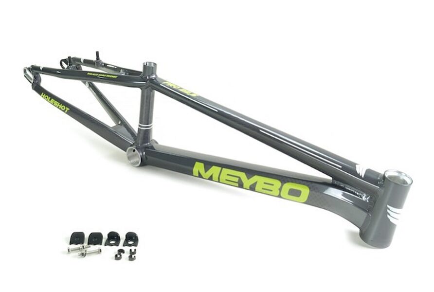 Meybo Holeshot 2022 Bmx Race Frame Grey/Lime/White