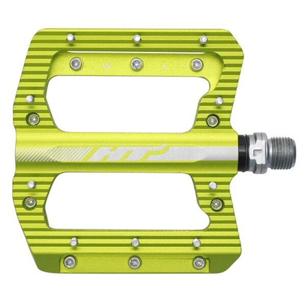 HT ANS01 BMX Platform CNC Pedal Apple Green