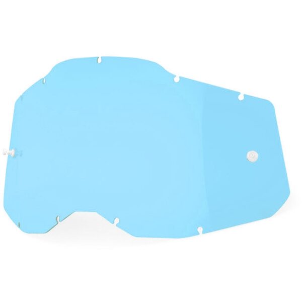 100% Racecraft 2 / Accuri 2 / Strata 2 Replacement Lens - Blue