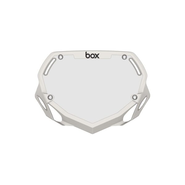 Box Phase 1 Number Plate - White