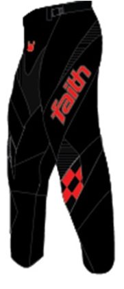 Faith Eclipse Race pants - Black/Red