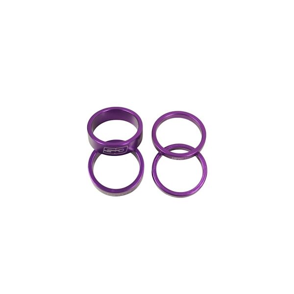 SD Stem Spacer Kit 2x5mm + 2x10mm - Violeta