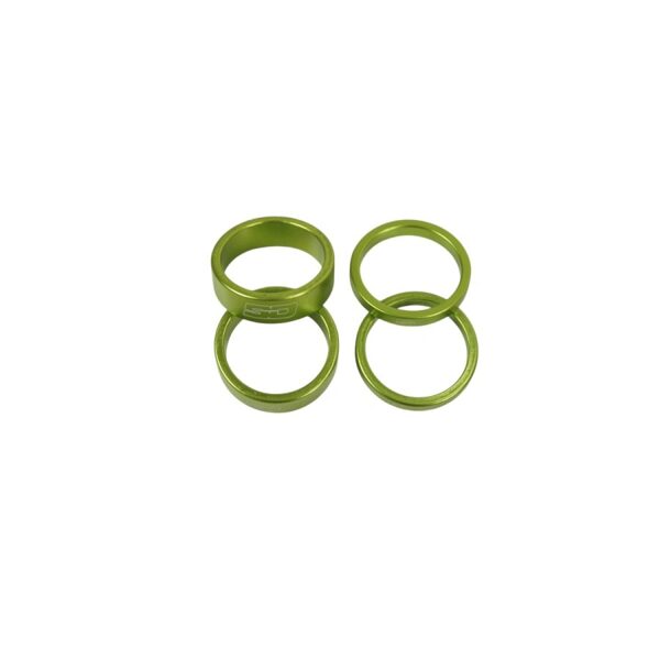 SD Stem Spacer Kit 2x5mm + 2x10mm - Lime