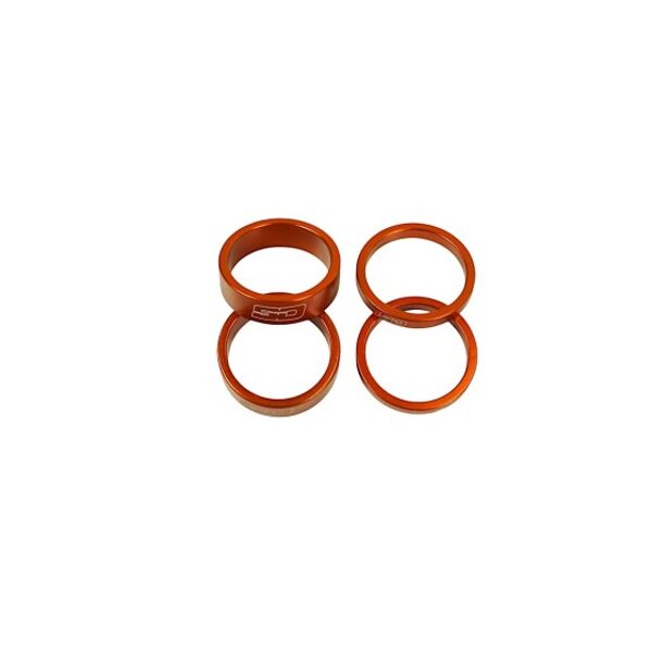 SD Stem Spacer Kit 2x5mm + 2x10mm - Oranžs
