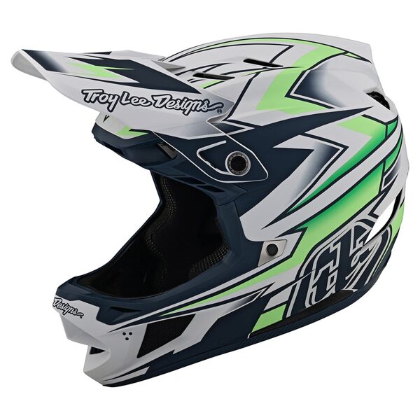 Troy Lee Designs D4 Composite Helment W/Mips Volt White