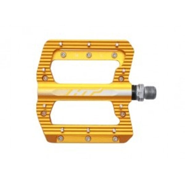 HT ANS01 BMX Platform CNC Pedal Gold