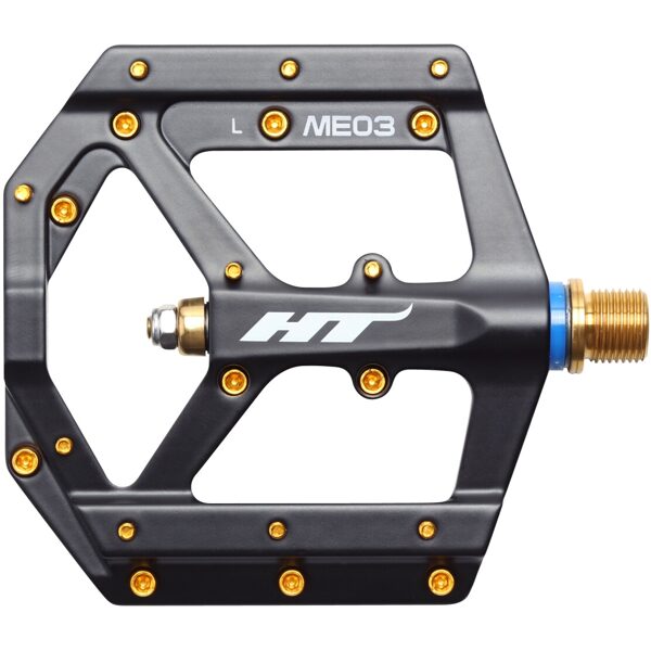 HT ME03T EVO+ Flat Pedal Magnesium / Titanium - black