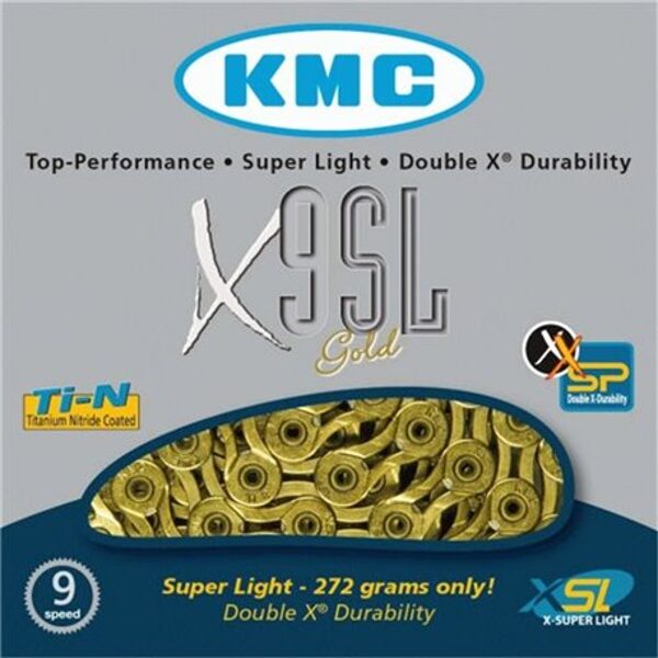 KMC X9SL Super Light 3/32 Gold