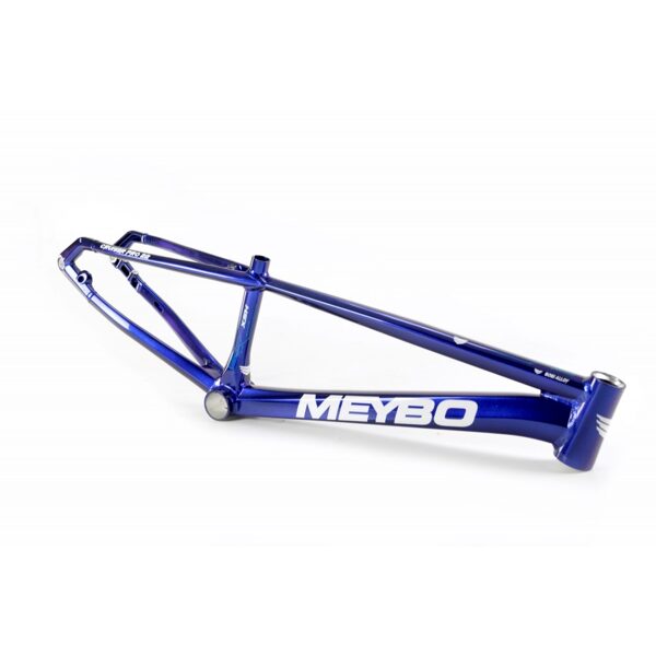 Meybo HSX Alloy 2024 Bmx Race Frame Navy/White/Cyan