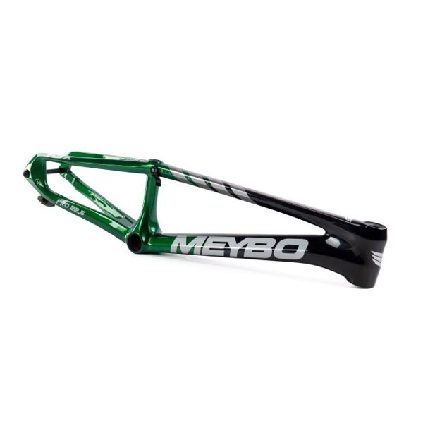 Meybo HSX Carbon 2024 Bmx Race Frame Melns/Zaļš/Sudrabs/Pelēks