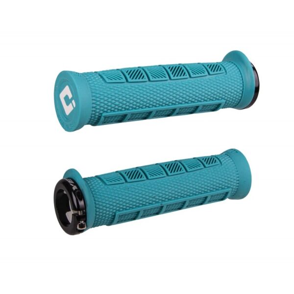 ODI Elite Pro No Flange Lock-On Grips 130mm - Turquoise