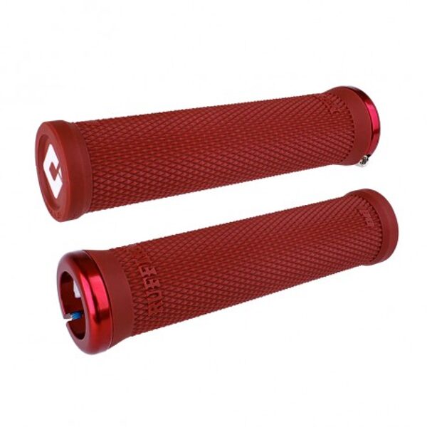 ODI MTB Ruffian V2.1 Lock-On Grips 135mm - Dark Red