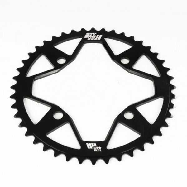 Stay Strong Motion 7075 Alloy 4 Bolt Chainring Black