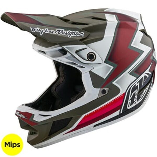 Troy Lee Designs D4 Composite W/Mips Helmet Ever - Tarmac