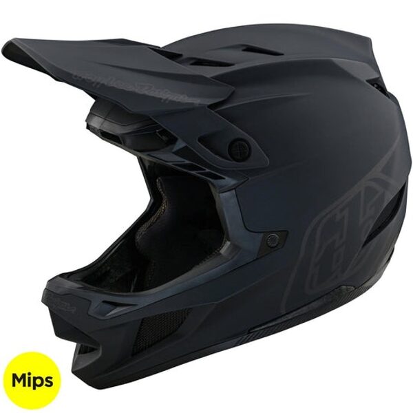 Troy Lee Designs D4 Composite Helmet W/Mips Stealth - Black
