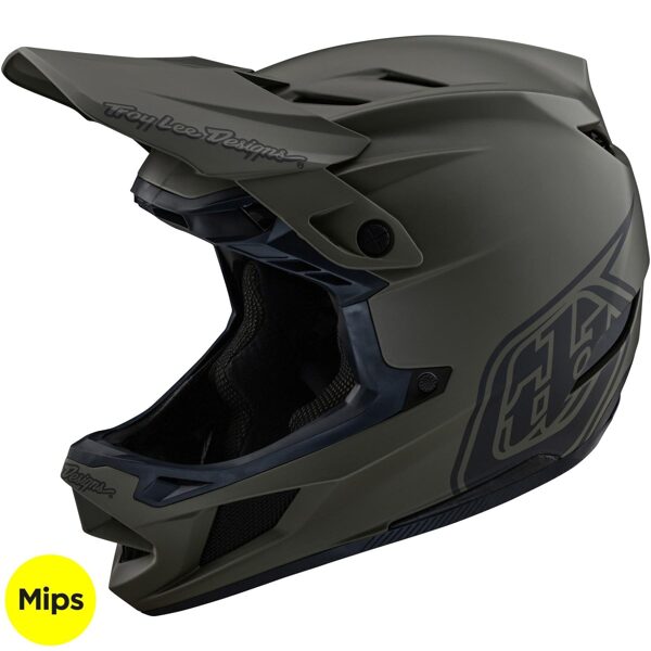 Troy Lee Designs D4 Composite W/Mips Helmet Stealth - Tarmac